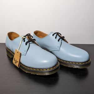 Dr. Martens Men's 1461 Smooth Leather Oxford Shoes Sky Blue - Mens Sz 13